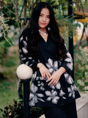 Black Printed Cotton Co-Ord Sets